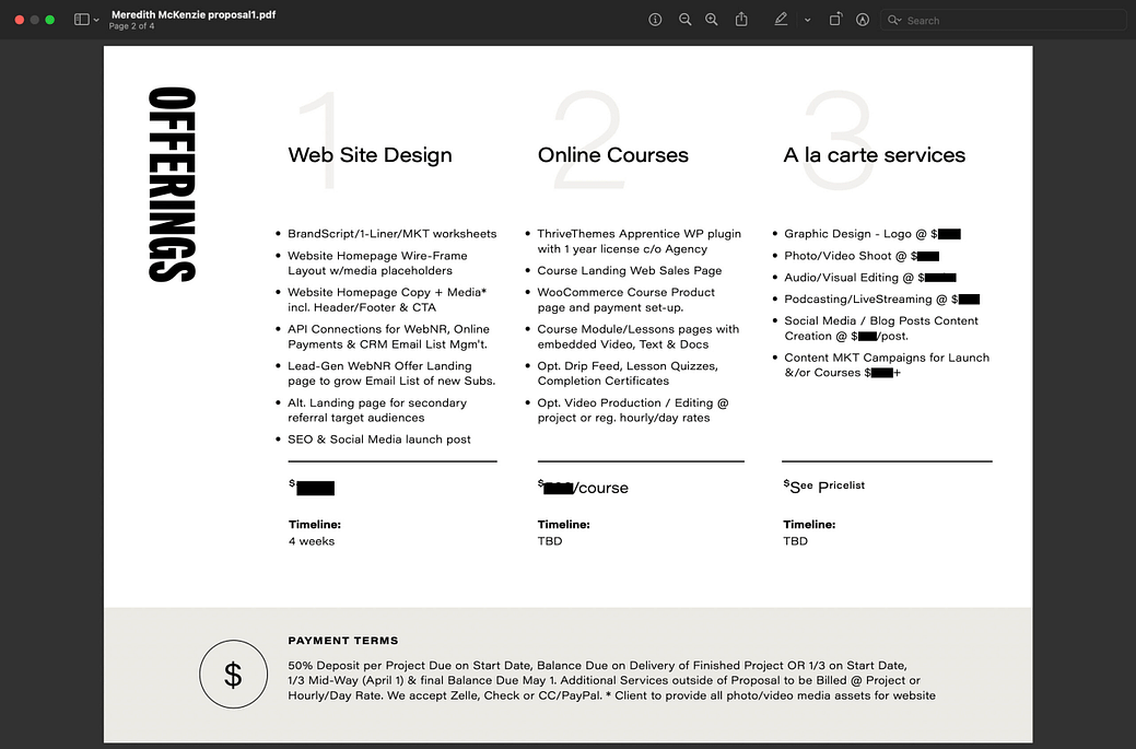 Horse Sense for Humans Website proposal