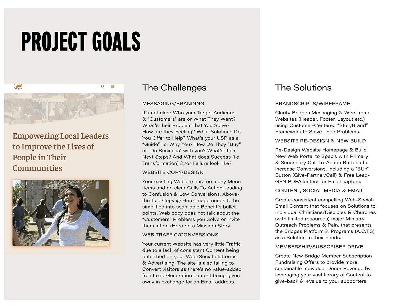 marketing proposal goals non-profit