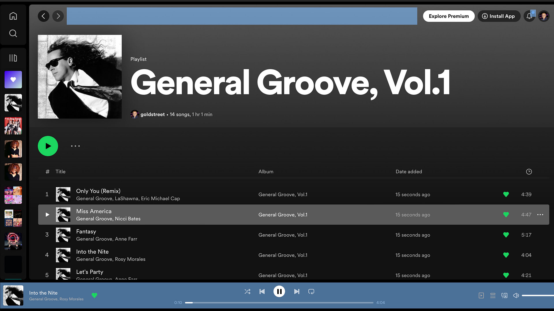 General Groove @ Spotify