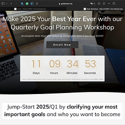 Goal Setting workshop